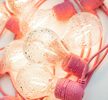 GUIRNALDA DE LUCES ALLEGRA ROSA