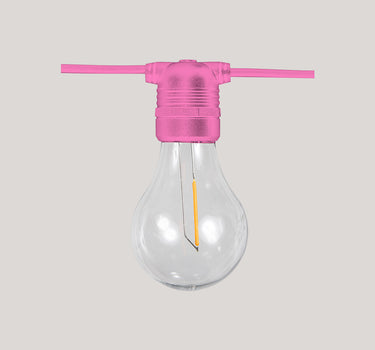 GUIRNALDA DE LUCES ALLEGRA ROSA