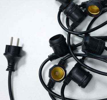 GUIRNALDA DE LUCES ALLEGRA 220V BLACK