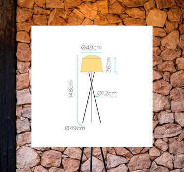 Lámpara de pie sin cables Amalfi
