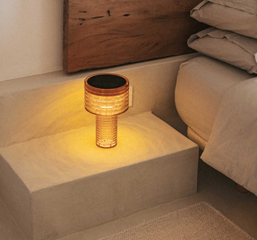 LÁMPARA DE MESA AMBAR SOLAR