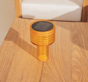 LÁMPARA DE MESA AMBAR SOLAR