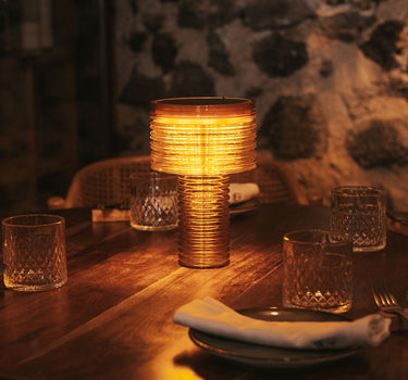 LÁMPARA DE MESA AMBAR SOLAR