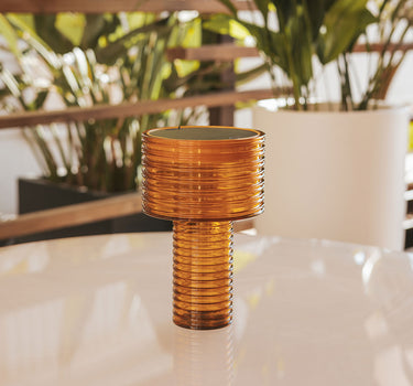 LÁMPARA DE MESA AMBAR SOLAR