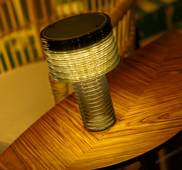 LÁMPARA DE MESA AMBAR SOLAR
