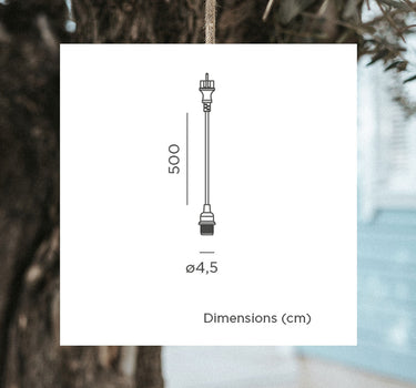 Cable de 5m para exterior ARTEIXO