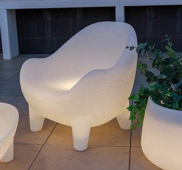 Sillón para exterior con luz Aruba