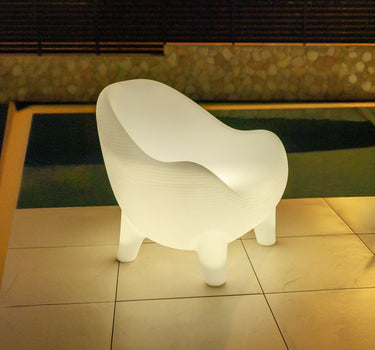 Sillón para exterior con luz Aruba