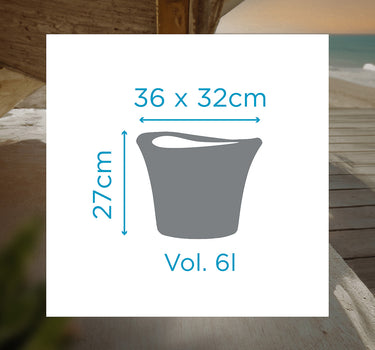 Cubitera con luz de polietileno AZOHÍA