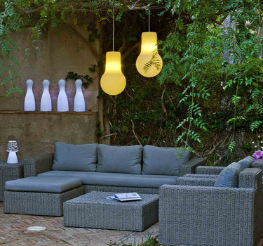 LÁMPARA COLGANTE CON FORMA DE BOMBILLA BALBY HANG