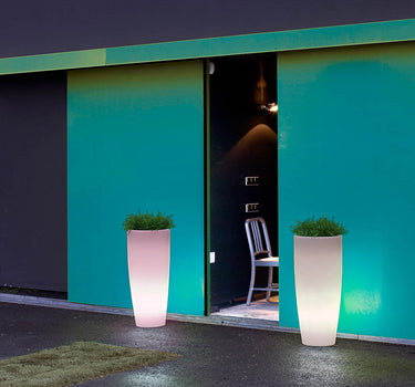 Macetero con luz BAMBÚ 90