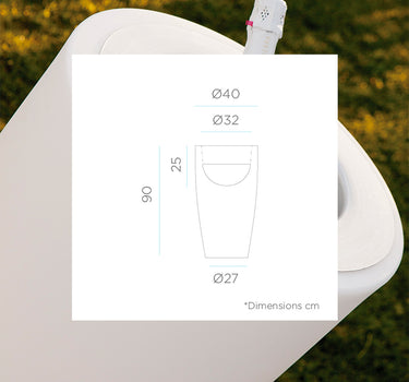 CUBITERA COOLER PARA MACETERO BAMBU