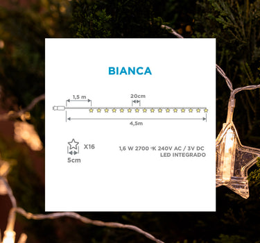 GUIRNALDA PARA EXTERIOR BIANCA