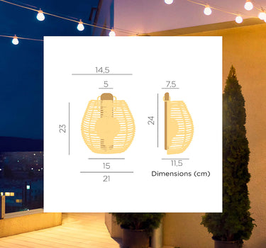 Aplique de pared sin cables BOSSA WALL