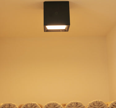 Aplique de pared cuadrado sin cables para interior BOX 8