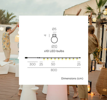 Guirnalda decorativa BRUNA (REACONDICIONADO)