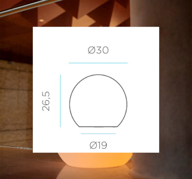 BOLA ILUMINADA BULY 30 | USO INTERIOR
