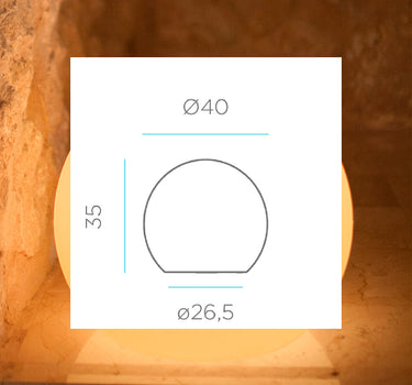 BOLA ILUMINADA BULY 40 | USO INTERIOR