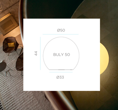 BOLA ILUMINADA BULY 50 | USO INTERIOR