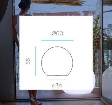 BOLA ILUMINADA BULY 60 | USO INTERIOR