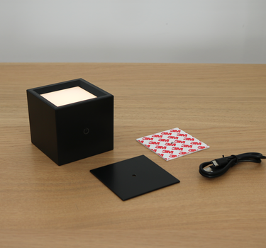 Aplique de pared cuadrado sin cables para interior BOX 8