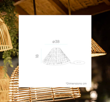 LÁMPARA COLGANTE CALOBRA HANG