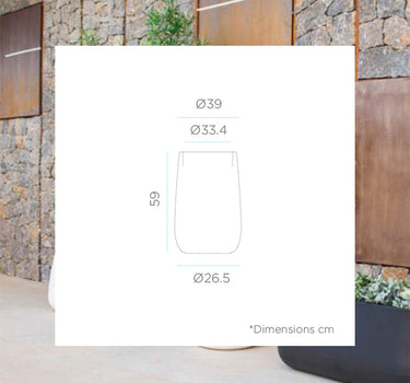 MACETERO REDONDO CAMELIA HIGH COLOR