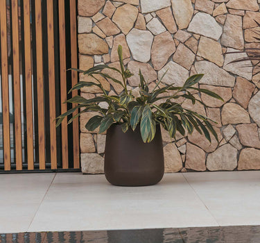 Macetero redondo de color CAMELIA 60