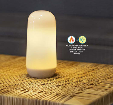 Bombilla portátil con efecto llama/fijo CANDY