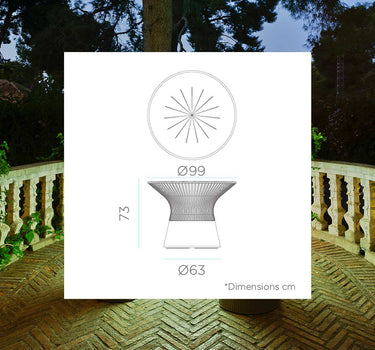 Mesa de centro Capri 75