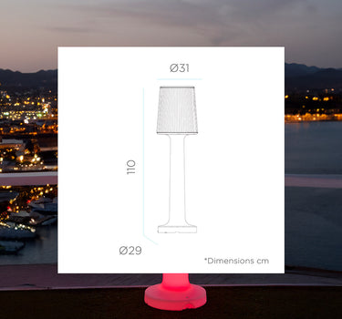 LÁMPARA DE PIE CARMEN 110