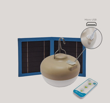 Lâmpada portátil de carregamento solar CHERRY