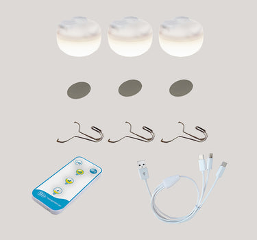 Bombilla portátil recargable CHERRY MINI (Pack 3 bombillas)