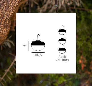 Bombilla portátil recargable CHERRY MINI (Pack 3 bombillas)