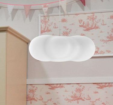 LÁMPARA COLGANTE CON FORMA DE NUBE CLAUDY HANG BLANCO