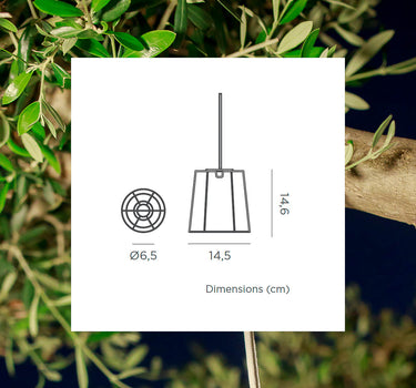 LÁMPARA COLGANTE MINI-CONTA HANG PARA EXTERIOR