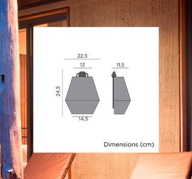 Aplique de pared sin cables CONTA 25 WALL