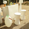 Taburete alto redondo Corfu 74