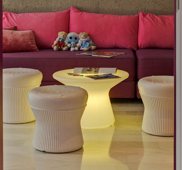 Taburete Redondo Corfu 40