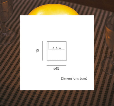 LÁMPARA DE FORMATO VELA DOLO 3 WICKS