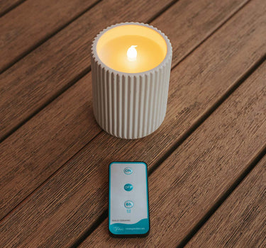 LÁMPARA DE FORMATO VELA DOLO CERAMIC (Pack 2 unidades)