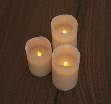 LÁMPARA DE FORMATO VELA DOLO CERAMIC (Pack 2 unidades)