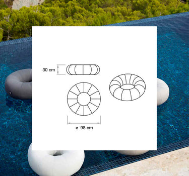 Asiento flotante Don Out L - COLOR SAND