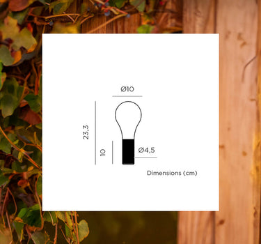 Bombilla vintage portátil sin cables EDY A100