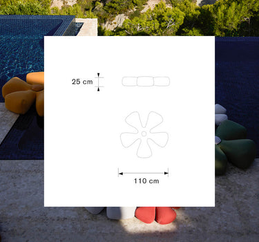 Asiento flor flotante Flower