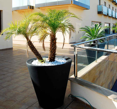 Macetero grande de color GIRASOL 90