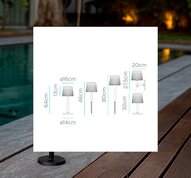 Lámpara solar Greta (Lámpara múltiple)