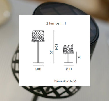 LÁMPARA DE MESA GRETITA TABLE SOLAR