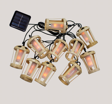 Guirnalda decorativa para exterior con efecto fuego HIAMA