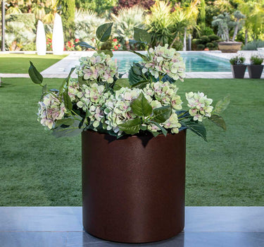 Macetero redondo de color HORTENSIA 50